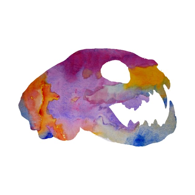 Cat Skull Art by TheJollyMarten