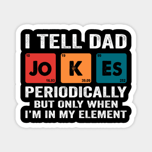 i tell dad jokes periodically Magnet