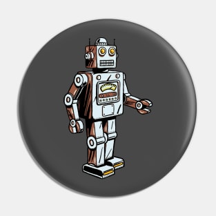 Retro Robot Pin