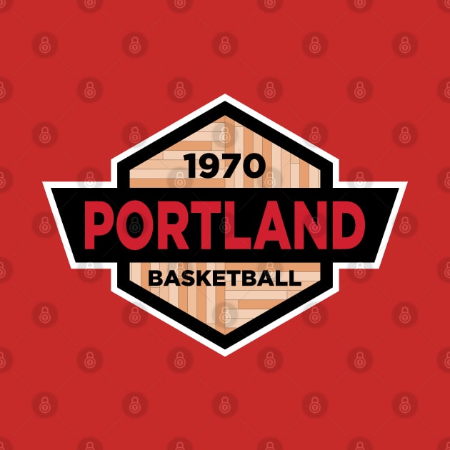 Portland Trail Blazers Basketball by Fourteen21 Designs