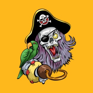 Zombie Pirate Captain T-Shirt