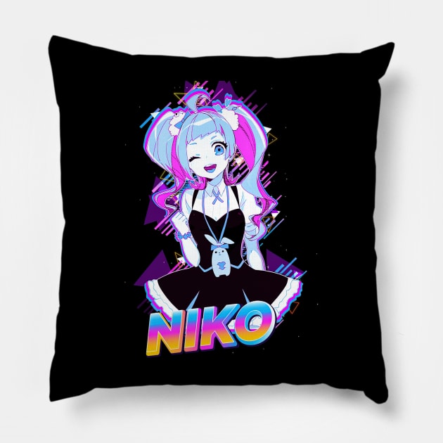 Nico - Niko Niiyama Kiznaiver Pillow by ThomaneJohnson