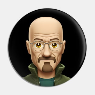 Walter white Emoji Pin