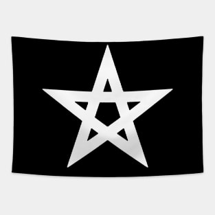 Morocco Flag Pentagram Tapestry