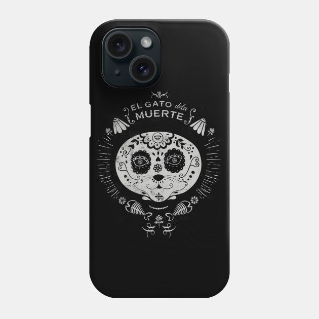 El Gato De la Muerte Phone Case by DANDINGEROZZ