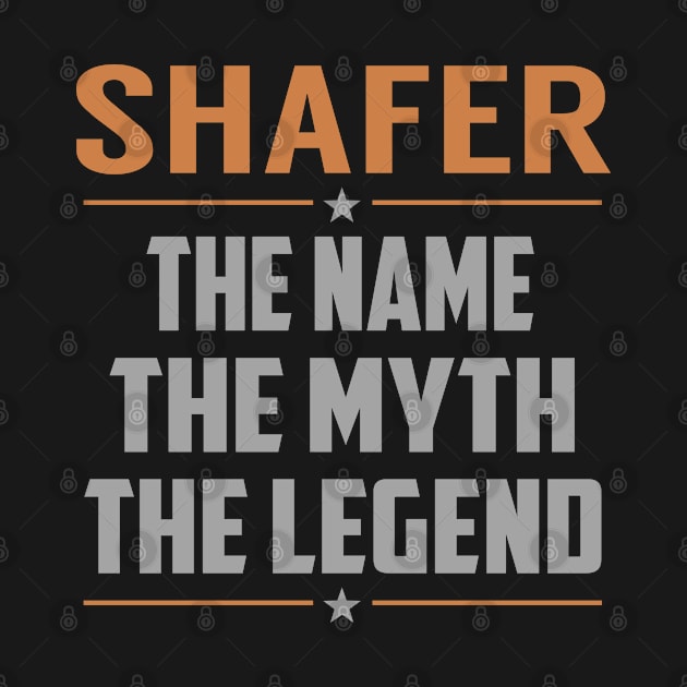 SHAFER The Name The Myth The Legend by YadiraKauffmannkq