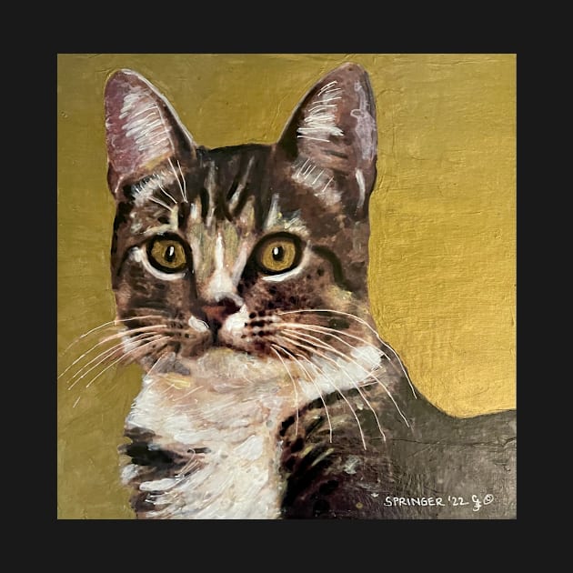 Portrait of Schank's Tabby Cat #1 by gjspring