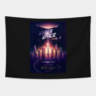 Space Travel Poster Tapestry