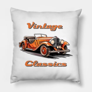 Cuban Havana Vintage Retro Old Classic Car Cars Pillow