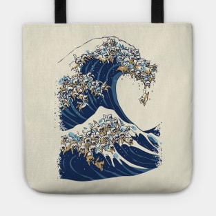 The Great wave of Cat Tote