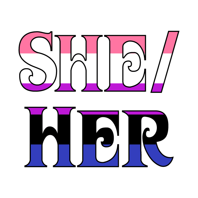 Genderfluid She/Her by Optimysticals