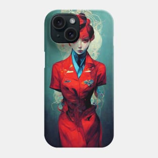 Future Human - 115 - Stewardess Phone Case