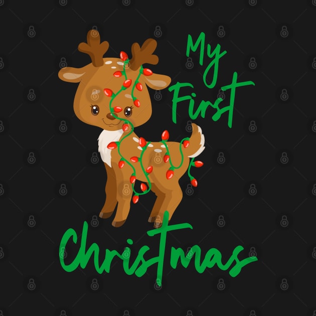 My First Christmas - Reindeer by PeppermintClover