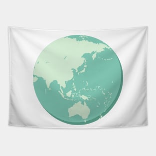 Cute Earth Day Globe Tapestry