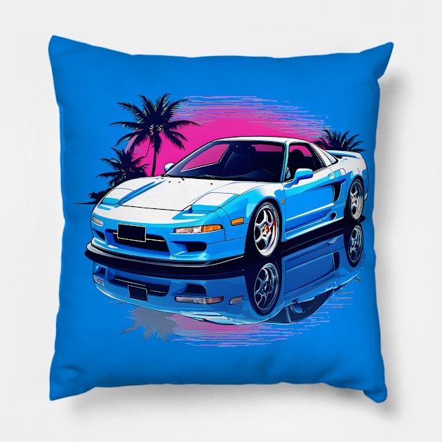 Honda NSX na1 Pillow by TaevasDesign