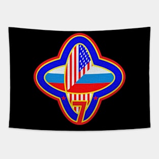 Black Panther Art - NASA Space Badge 155 Tapestry