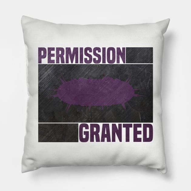 Halo 2 permission granted. Pillow by Dawson