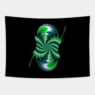 Fractal spiral pattern Tapestry