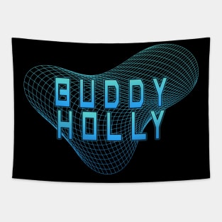 Geometric Line Buddy Holly Tapestry