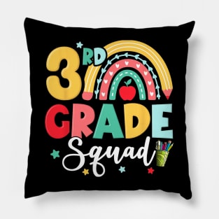 3rd Grade Squad Team Funny Back To School Pillow