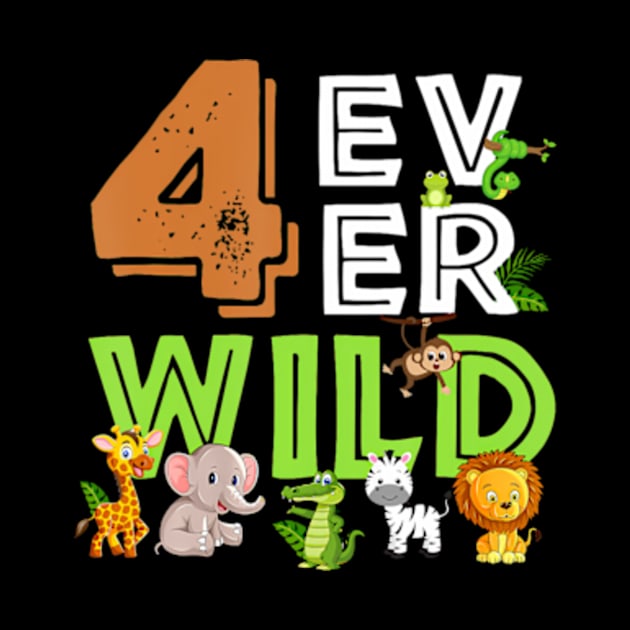 4 Ever Wild Birthday Decorations Boy Zoo 4th Birthday Party by Eduardo