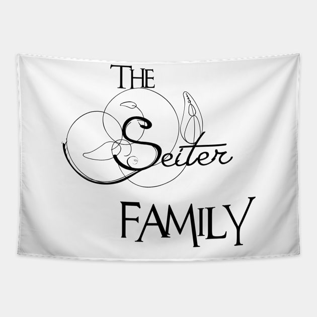 The Seiter Family ,Seiter Surname Tapestry by Francoco