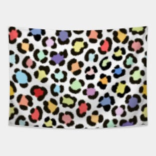 Trendy Multicolored Leopard Fur Effect Pattern Tapestry