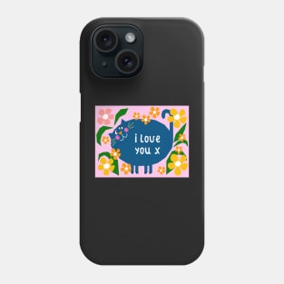 Cute Cat I Love You Phone Case