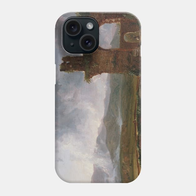 A View near Tivoli (Morning) by Thomas Cole Phone Case by Classic Art Stall