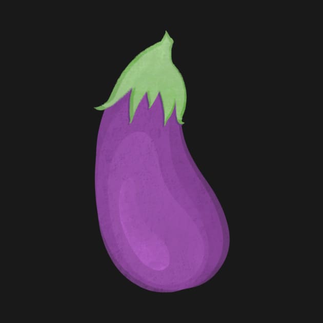 Aubergine Eggplant Veggie Sticker by ColorsHappiness