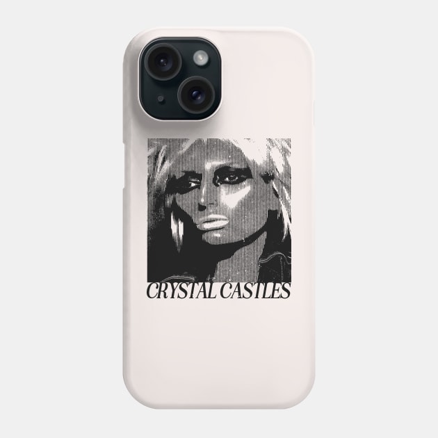 Crystal Castles : Fan Design Phone Case by unknown_pleasures