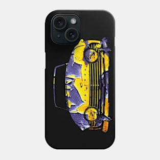 Triumph TR4A 1960s British classic car monoblock abstract Phone Case