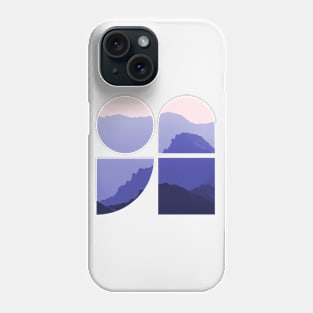 Blue mountains Phone Case