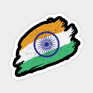 India Flag in Tricolor with Ashoka Chakra Desi Indian Magnet