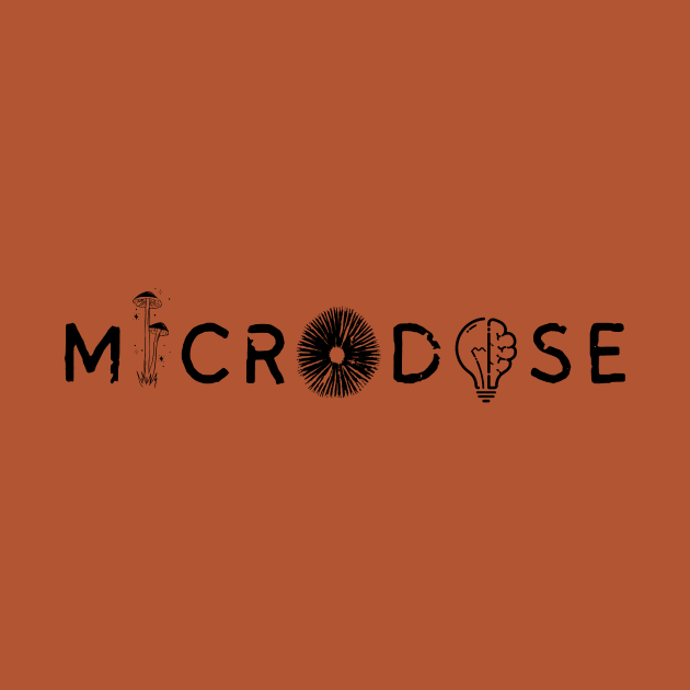 Microdose Mushroom by ArtThrob Designs