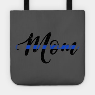 Police Mom Thin Blue Line Tote