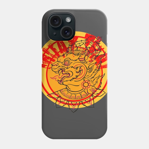 Muay thai shirt 6 Phone Case by Paskalamak