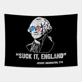 Suck It, England George Washington Tapestry