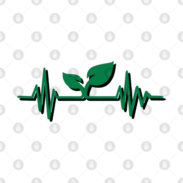 funny cool heartbeat frequency wave vegan gift by masterpiecesai