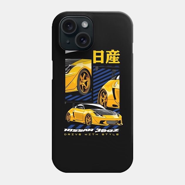 350Z Performance Machine Phone Case by OrigamiOasis