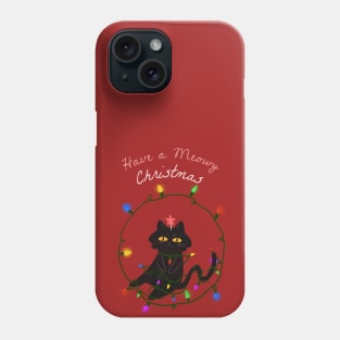 Have a meowy Christmas! Phone Case