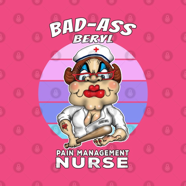 Pain Management Nurse Funny Nursing Design by Status71