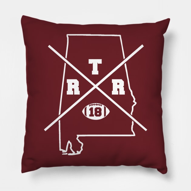 STATE OF ALABAMA RTR Pillow by thedeuce