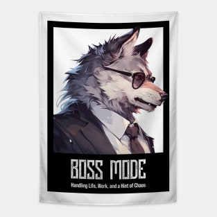 Wolf Boss Mode Tapestry