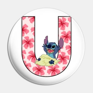 Stitch letter Pin