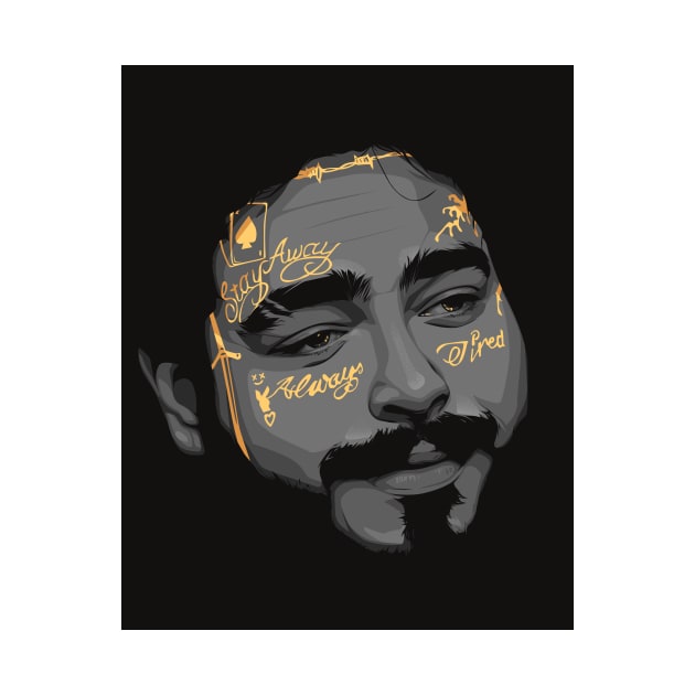 Post Malone Graphic by Gavzilla