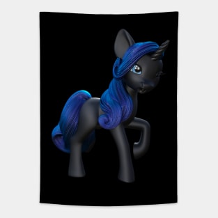 Black Magic Unicorn Tapestry