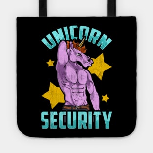 Unicorn Security Funny Costume Police Gifts Security Guard Tote