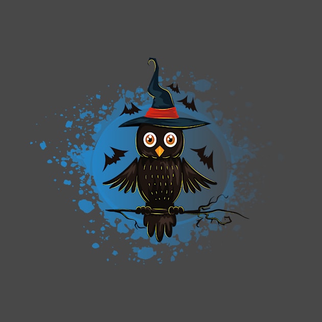 Halloween Owl by teegear