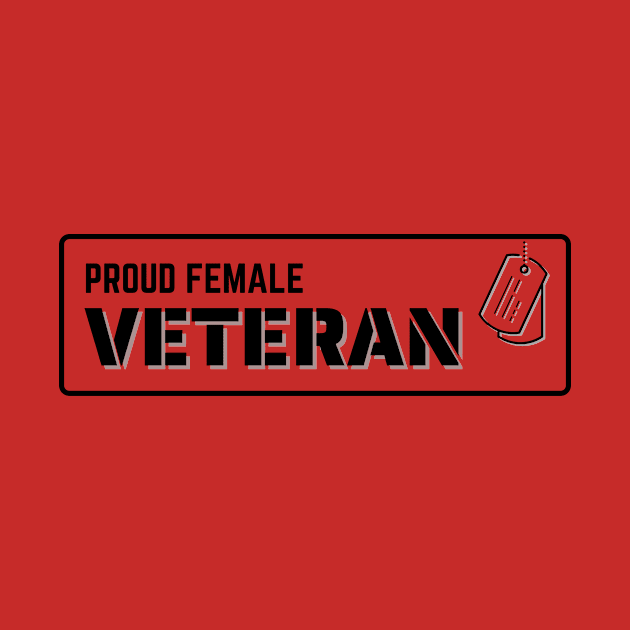 Female Veteran / Military / USA / Vet by Freedom & Liberty Apparel